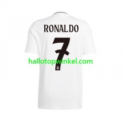 Real Madrid Voetbalshirt Cristiano Ronaldo 7 Heren Thuis Tenue 2024-2025 Korte Mouw