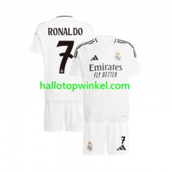 Real Madrid Voetbalshirt Cristiano Ronaldo 7 Kleuters/Kids Thuis Tenue 2024-2025 Korte Mouw