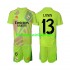 Real Madrid Voetbalshirt Lunin 13 Doelman Kleuters/Kids Vierde Tenue 2024-2025 Korte Mouw