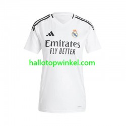 Real Madrid Voetbalshirt Dames Thuis Tenue 2024-2025 Korte Mouw