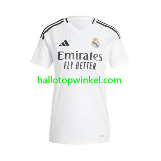 Real Madrid Voetbalshirt Dames Thuis Tenue 2024-2025 Korte Mouw