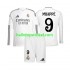 Real Madrid Voetbalshirt Mbappé 9 Kleuters/Kids Thuis Tenue 2024-2025 Lange Mouw