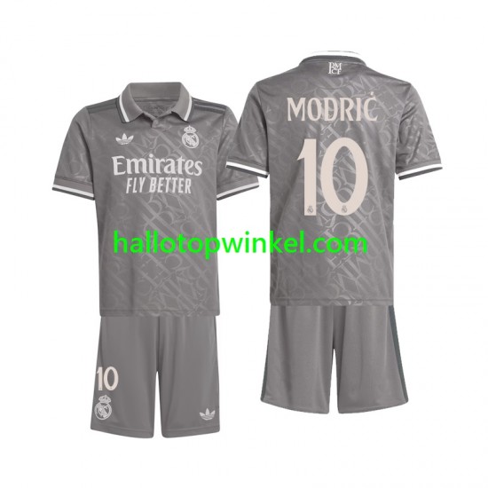 Real Madrid Voetbalshirt Modrić 10 Kleuters/Kids Derde Tenue 2024-2025 Korte Mouw
