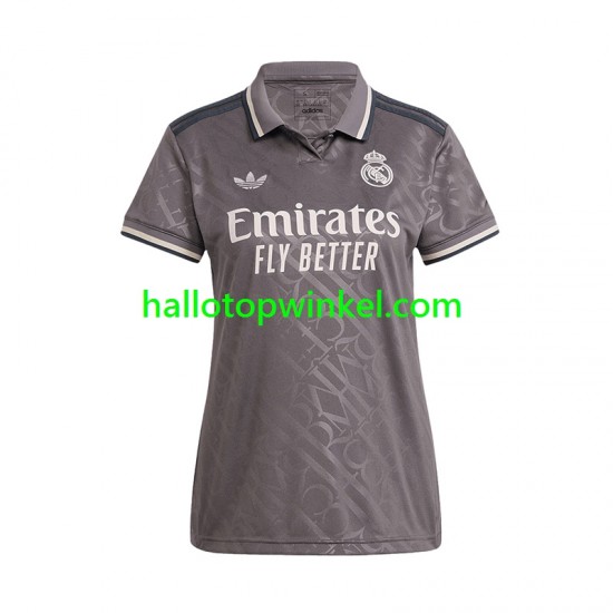 Real Madrid Voetbalshirt Dames Derde Tenue 2024-2025 Korte Mouw