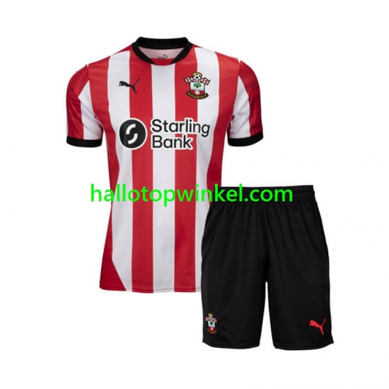 Southampton Voetbalshirt Kleuters/Kids Thuis Tenue 2024-2025 Korte Mouw