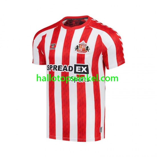 Voetbalshirt Sunderland Heren Thuis Tenue 2024-2025 Korte Mouw