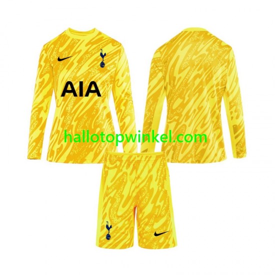 Tottenham Hotspur Voetbalshirt Doelman Kleuters/Kids Thuis Tenue 2024-2025 Lange Mouw