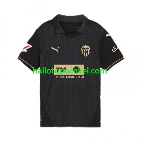 Voetbalshirt Valencia Heren Uit Tenue 2024-2025 Korte Mouw