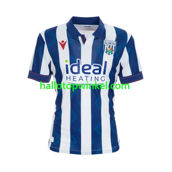 West Bromwich Albion Voetbalshirt Heren Thuis Tenue 2024-2025 Korte Mouw