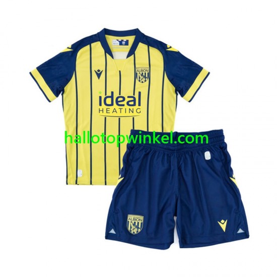 West Bromwich Albion Voetbalshirt Kleuters/Kids Uit Tenue 2024-2025 Korte Mouw