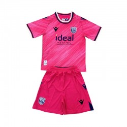 West Bromwich Albion Voetbalshirt Kleuters/Kids Derde Tenue 2024-2025 Korte Mouw