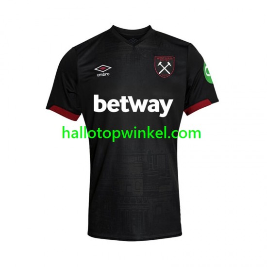West Ham United Voetbalshirt Heren Uit Tenue 2024-2025 Korte Mouw