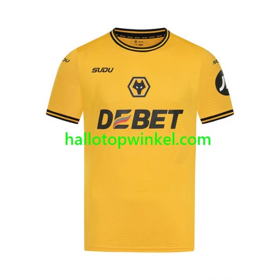Wolverhampton Wanderers Voetbalshirt Heren Thuis Tenue 2024-2025 Korte Mouw