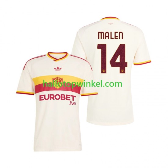 AS Roma Voetbalshirt Donyell Malen 14 Heren Uit Tenue 2026-2027 Korte Mouw