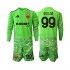 AS Roma Voetbalshirt Mile Svilar 99 Doelman Kleuters/Kids Thuis Tenue 2026-2027 Lange Mouw