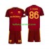 AS Roma Voetbalshirt Rodrigo Mora 86 Kleuters/Kids Thuis Tenue 2026-2027 Korte Mouw