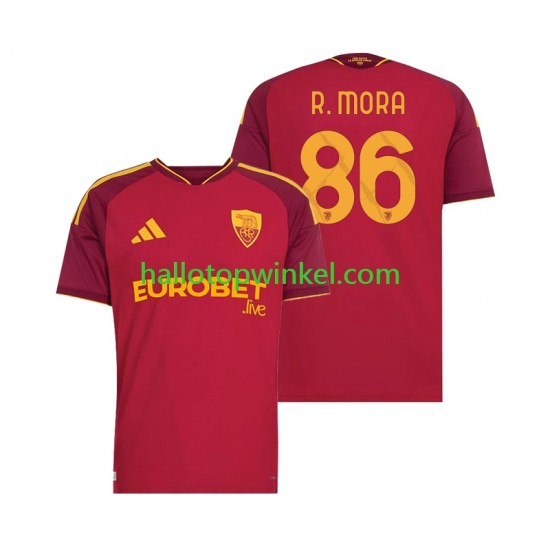 AS Roma Voetbalshirt Rodrigo Mora 86 Heren Thuis Tenue 2026-2027 Korte Mouw