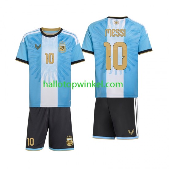 Argentinië Voetbalshirt Lionel Messi 10 Special Kleuters/Kids Thuis Tenue 2026-2027 Korte Mouw