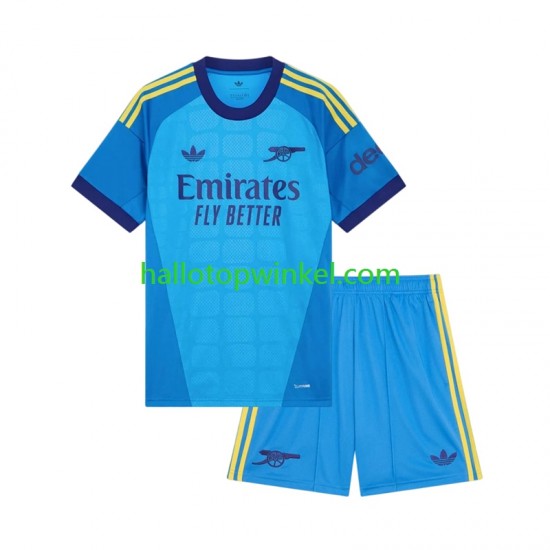 Arsenal Voetbalshirt Doelman Kleuters/Kids Uit Tenue 2026-2027 Korte Mouw