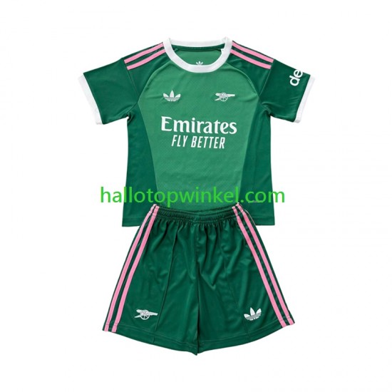 Arsenal Voetbalshirt Doelman Kleuters/Kids Derde Tenue 2026-2027 Korte Mouw