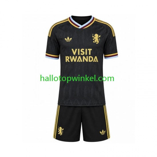 Aston Villa Voetbalshirt Kleuters/Kids Uit Tenue 2026-2027 Korte Mouw