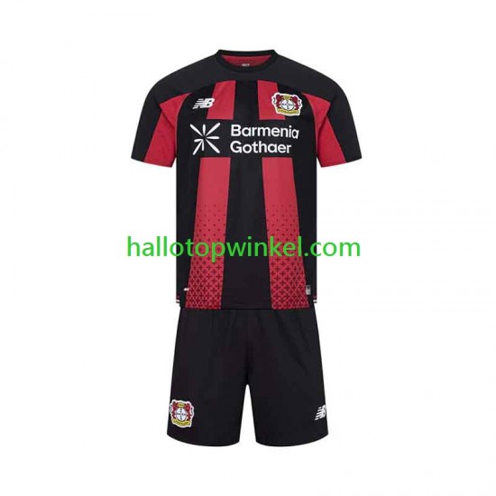 Bayer 04 Leverkusen Voetbalshirt Kleuters/Kids Thuis Tenue 2026-2027 Korte Mouw