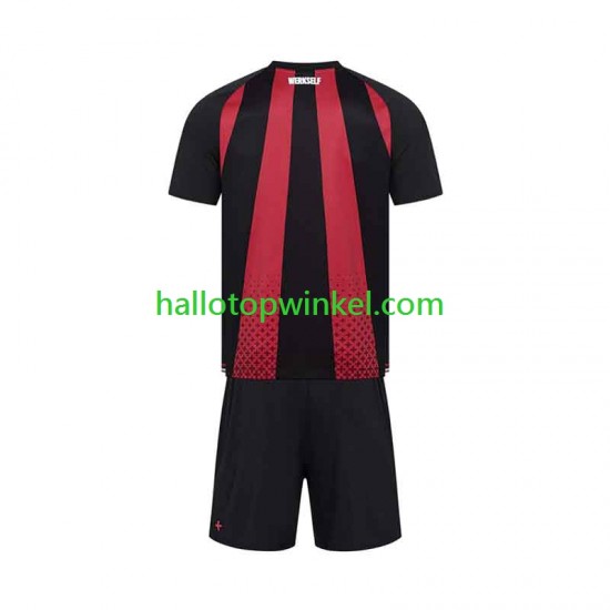 Bayer 04 Leverkusen Voetbalshirt Kleuters/Kids Thuis Tenue 2026-2027 Korte Mouw
