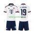FC Bayern München Voetbalshirt Alphonso Davies 19 Kleuters/Kids Uit Tenue 2026-2027 Korte Mouw