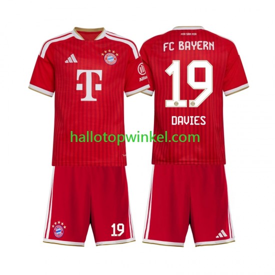 FC Bayern München Voetbalshirt Alphonso Davies 19 Kleuters/Kids Thuis Tenue 2026-2027 Korte Mouw