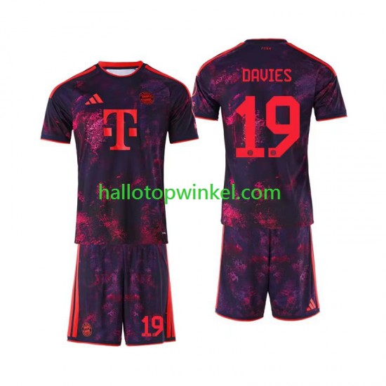 FC Bayern München Voetbalshirt Alphonso Davies 19 Kleuters/Kids Derde Tenue 2026-2027 Korte Mouw
