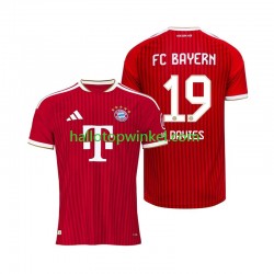 FC Bayern München Voetbalshirt Alphonso Davies 19 Heren Thuis Tenue 2026-2027 Korte Mouw
