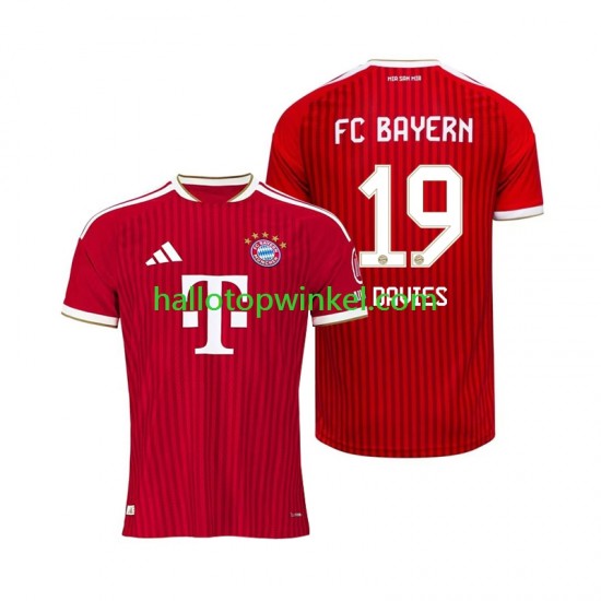 FC Bayern München Voetbalshirt Alphonso Davies 19 Heren Thuis Tenue 2026-2027 Korte Mouw