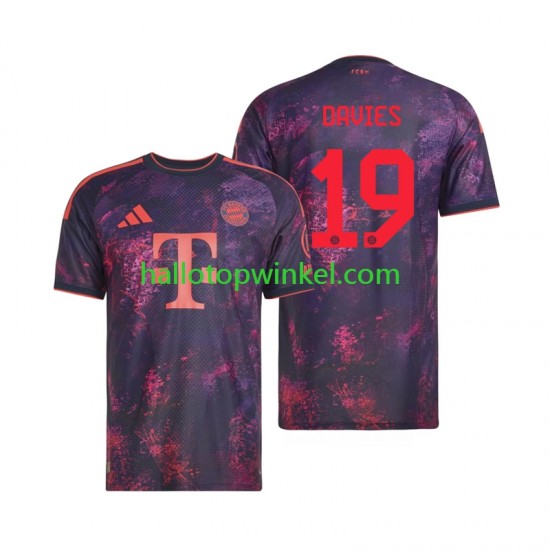FC Bayern München Voetbalshirt Alphonso Davies 19 Heren Derde Tenue 2026-2027 Korte Mouw