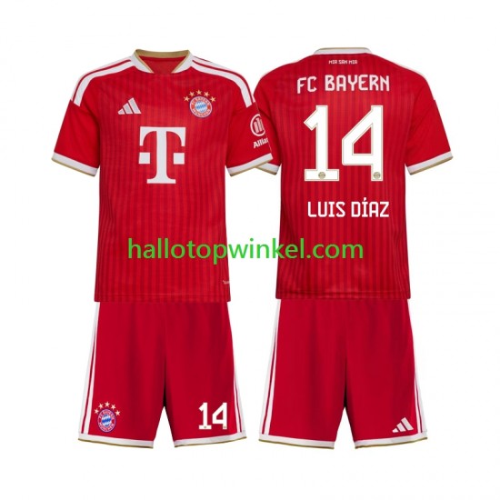 FC Bayern München Voetbalshirt Luis Diaz 14 Kleuters/Kids Thuis Tenue 2026-2027 Korte Mouw