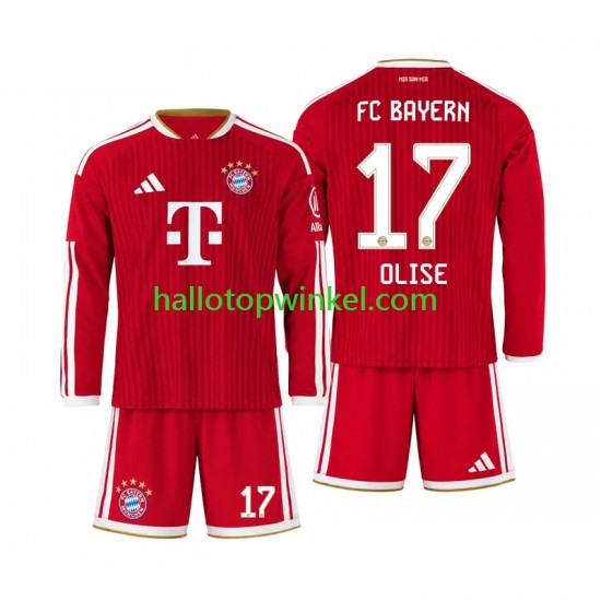 FC Bayern München Voetbalshirt Michael Olise 17 Kleuters/Kids Thuis Tenue 2026-2027 Lange Mouw