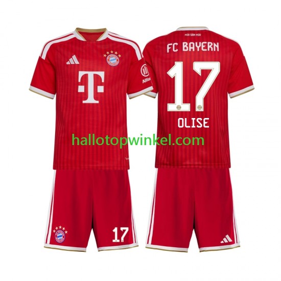 FC Bayern München Voetbalshirt Michael Olise 17 Kleuters/Kids Thuis Tenue 2026-2027 Korte Mouw