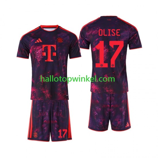 FC Bayern München Voetbalshirt Michael Olise 17 Kleuters/Kids Derde Tenue 2026-2027 Korte Mouw