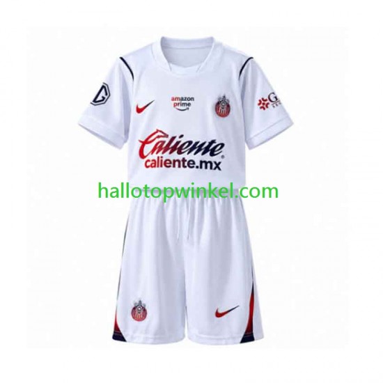 CD Guadalajara Voetbalshirt Kleuters/Kids Uit Tenue 2026-2027 Korte Mouw