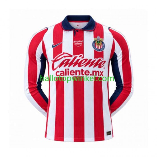 CD Guadalajara Voetbalshirt Heren Thuis Tenue 2026-2027 Lange Mouw