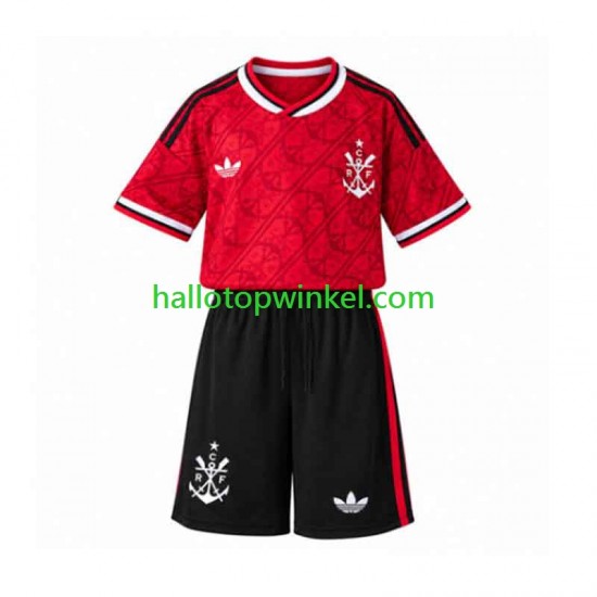 CR Flamengo Voetbalshirt Kleuters/Kids Derde Tenue 2026-2027 Korte Mouw