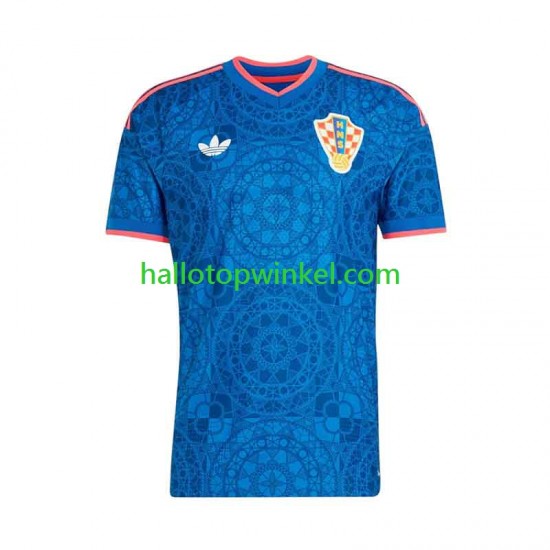 Kroatië Voetbalshirt Heren Uit Tenue 2026-2027 Korte Mouw