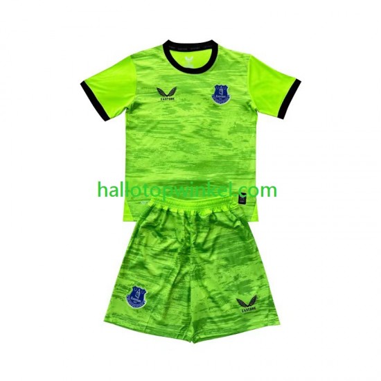 Everton Voetbalshirt FC Doelman Kleuters/Kids Thuis Tenue 2026-2027 Korte Mouw