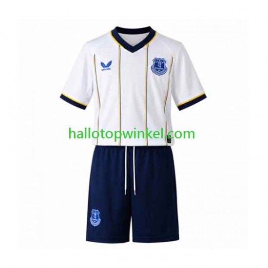 Everton Voetbalshirt Kleuters/Kids Uit Tenue 2026-2027 Korte Mouw