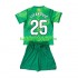 FC Barcelona Voetbalshirt Dominik Livakovic 25 Doelman Kleuters/Kids Thuis Tenue 2026-2027 Korte Mouw