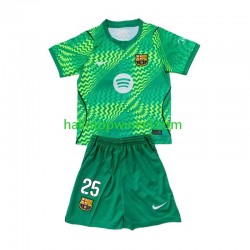 FC Barcelona Voetbalshirt Dominik Livakovic 25 Doelman Kleuters/Kids Thuis Tenue 2026-2027 Korte Mouw