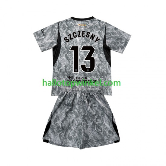 FC Barcelona Voetbalshirt Wojciech Szczesny 13 Doelman Kleuters/Kids Uit Tenue 2026-2027 Korte Mouw