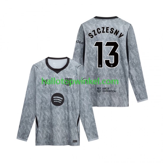 FC Barcelona Voetbalshirt Wojciech Szczesny 13 Doelman Heren Uit Tenue 2026-2027 Lange Mouw