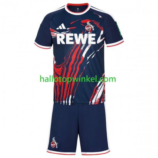 FC Köln Voetbalshirt Kleuters/Kids Uit Tenue 2026-2027 Korte Mouw