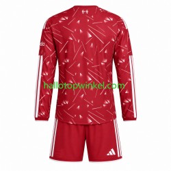 Liverpool Voetbalshirt Kleuters/Kids Thuis Tenue 2026-2027 Lange Mouw