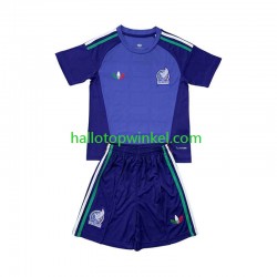 Mexico Voetbalshirt Doelman Kleuters/Kids Uit Tenue 2026 Korte Mouw